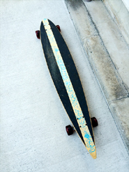 セクター9のロングスケートボード