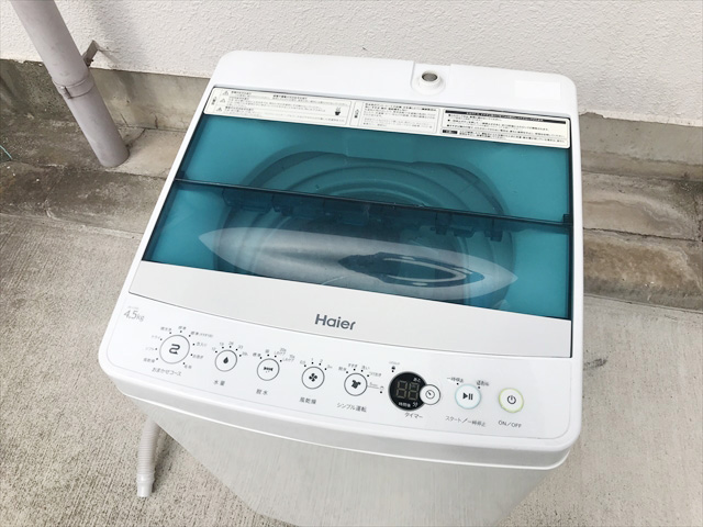ハイアール2017年製4.5キロ縦型洗濯機詳細画像4