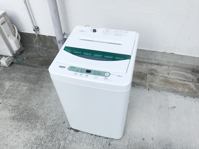 ヤマダ電機4.5キロ縦型洗濯機