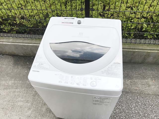 全自動洗濯機5キログランホワイト