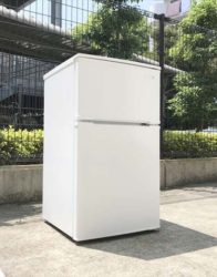 ヤマダ電機2ドア冷蔵庫直冷式90リットル